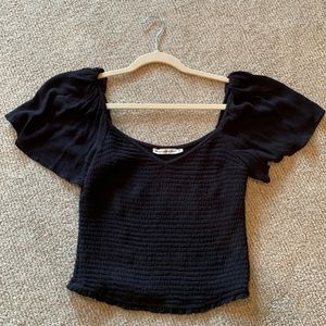 Abercrombie and Fitch Smock Short Sleeve Shirt